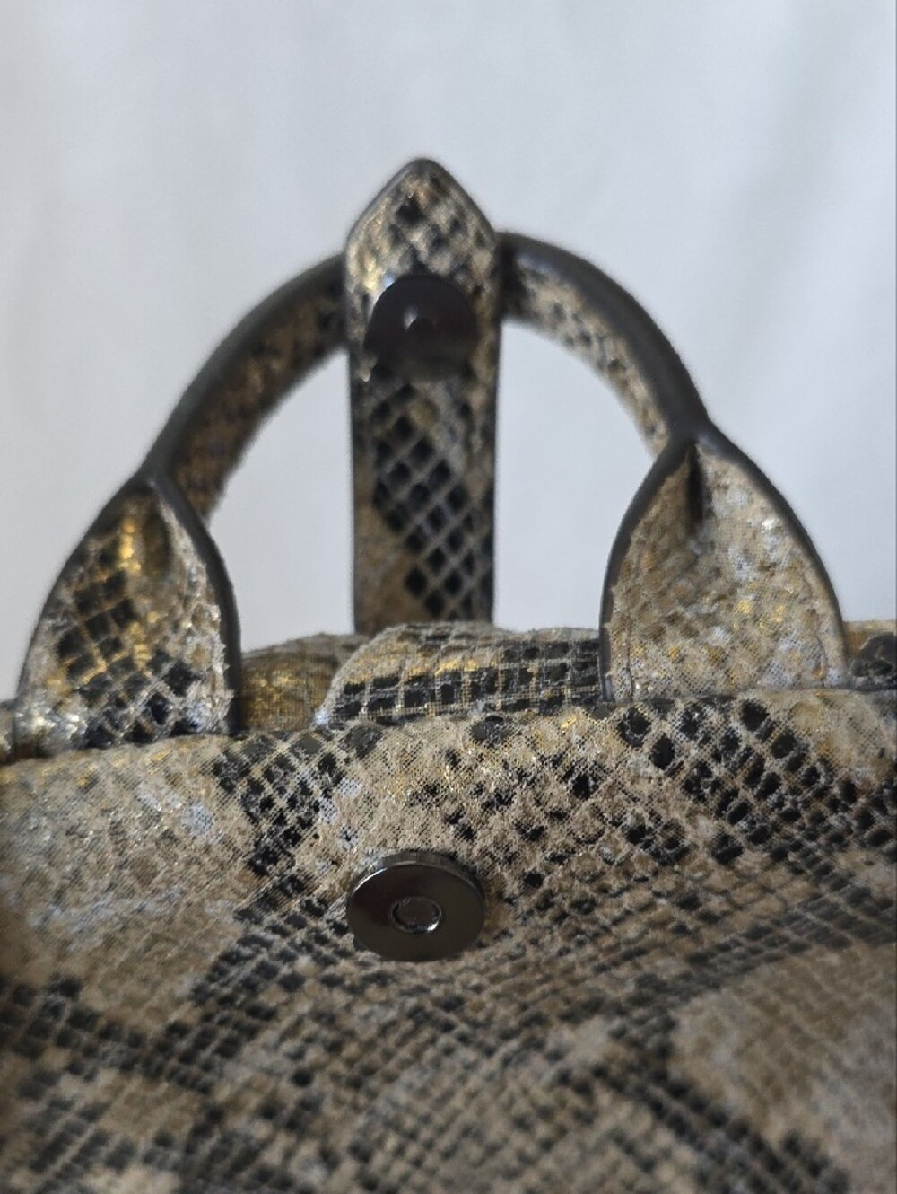AIMEE KESTENBERG Python-Print Beige Backpack Purse - Women Bags - Picture 7 of 11